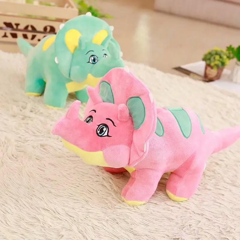 pink triceratops toy