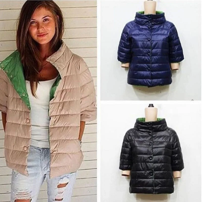 women's short sleeve down jacket
