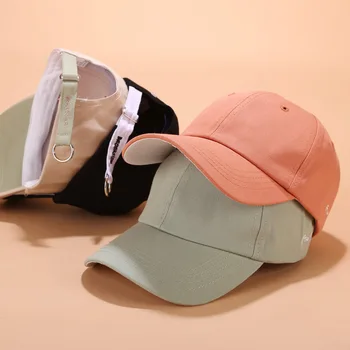 

hat women Korea Hoop Baseball Cap Male Korean Side Letter Embroidered Cap Female Summer Outdoor Sun hat men snapback beanies