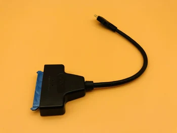 

10Gbps Type C USB 3.1 to SATA IIID SSD Drive Wire Adapter Wired Convert USB3.1 SATA3 22Pin Cable for Computer