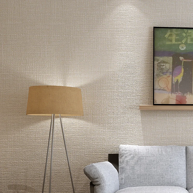 

Texture 3d Flocking Solid Wallpaper Rolls for Bedroom Background 3d Wall paper roll 3d Wallcoverings