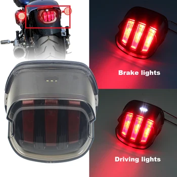 

motorcycle LED rear tail light Brake light For Fatty 883 1200 Gliding Brake light