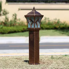 Наружная креативная лампа для газона, водонепроницаемая колонка, освещение для двора, коридора, забора, виллы, сада, дорожка, освещение