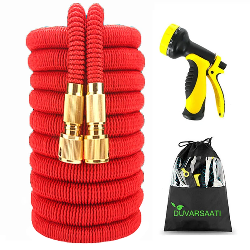 25 100FT Garden Watering Hose 4 Types EU Version Flexible Magic Rubber