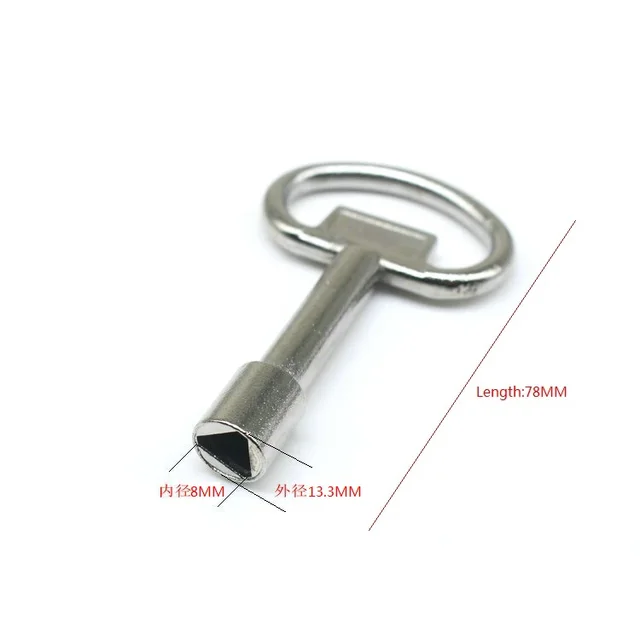 Free Shipping Triangle key Outside diameter 13.3mm triangle side longth