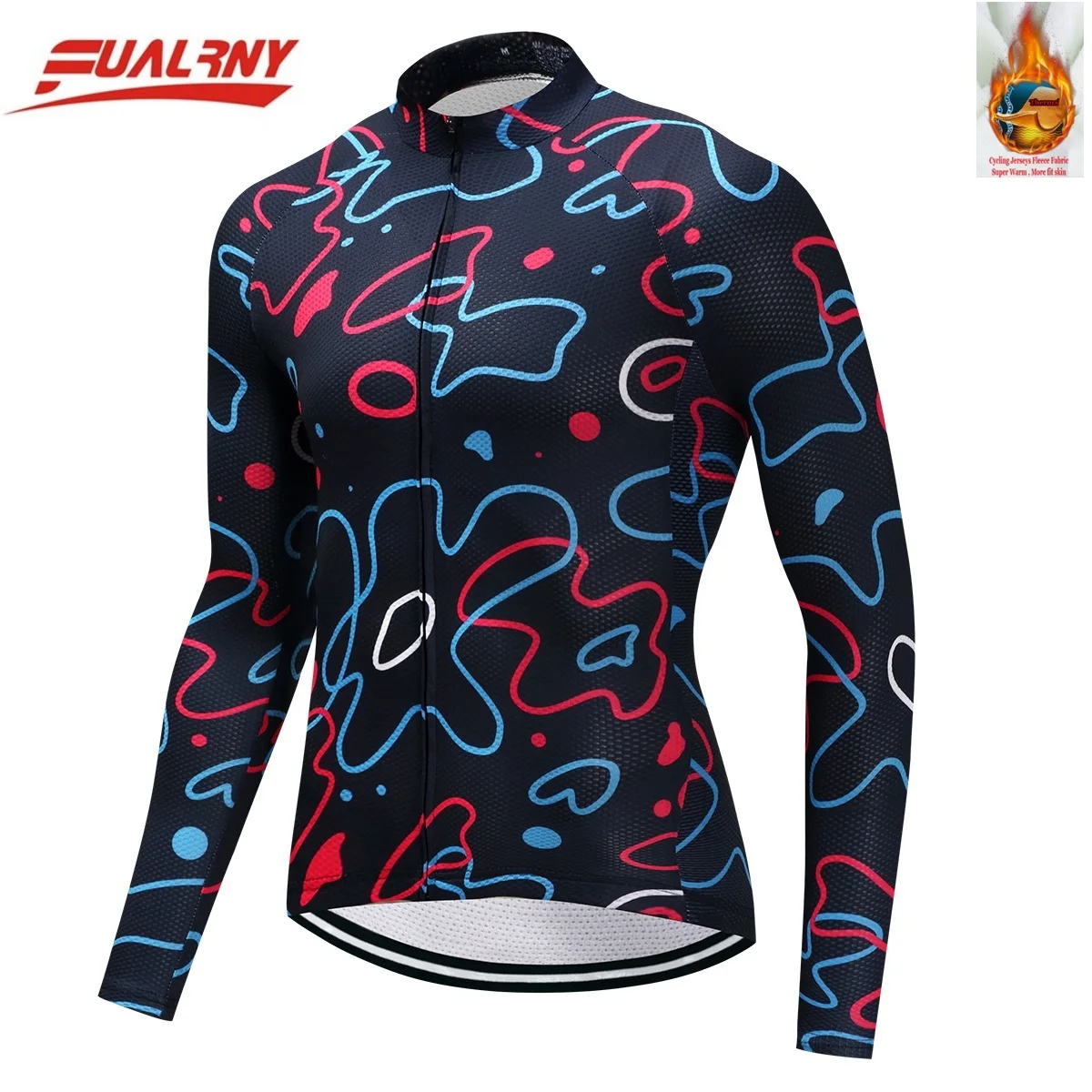 

NEW FUALRNY Ropa Ciclismo Cycling Jersey/winter Thermal Fleece cycling jersey Clothing/MTB Bike Clothes Man streamline 10 colors