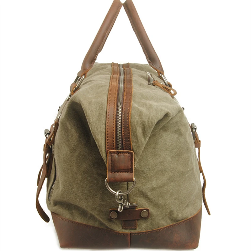 Мужские дорожные сумки, военная холщовая спортивная сумка, Большая вместительная сумка для багажа, сумка на выходные, винтажная дизайнерская сумка-тоут для переноски на ночь