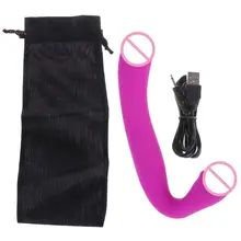 30 Speed Double Vibrating G Spot Strapless Strapon Dildo Vibrator Women Silicone Adult Sex Toys for Female Couple