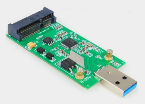 Бесплатная доставка! USB 3 0 mSATA адаптера адаптер | Электроника