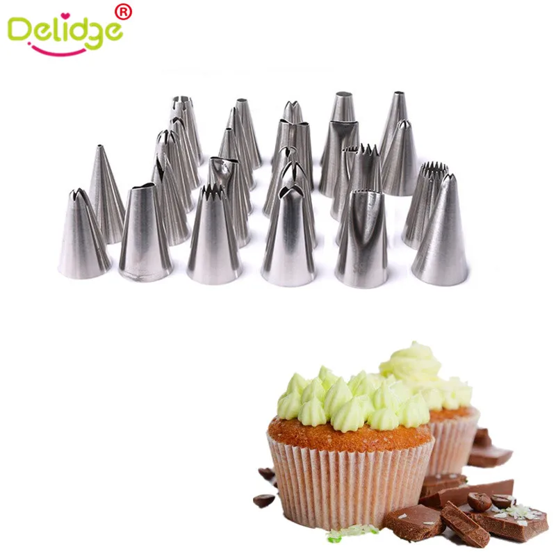 Buy Delidge 26pcs/set Cake Nozzle Set Stainless Steel