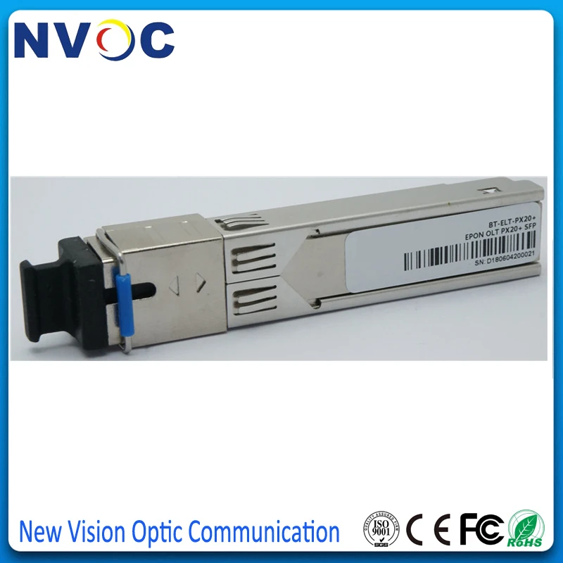 

EPON ONU PX20+,G.984.2,20km,Tx 1310nm 1.25G,Rx 1490nm 1.25G,SFP form-factor,SC/UPC receptacle connector,EPON SFP ONU Module