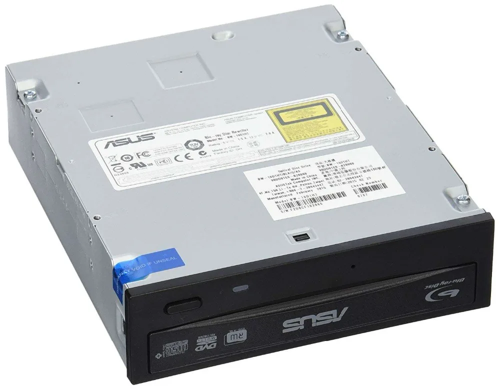 Внутренний Blu-ray писатель Asus BW-16D1HT(16x BD-R(SL), 12x BD-R(DL), 16x DVD+/-R), BDXL, SATA(без розничной упаковки