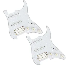 2* загружен Pickguard с звукоснимателем для Fender Squier сродство старт замена 3 слойные гитарные части
