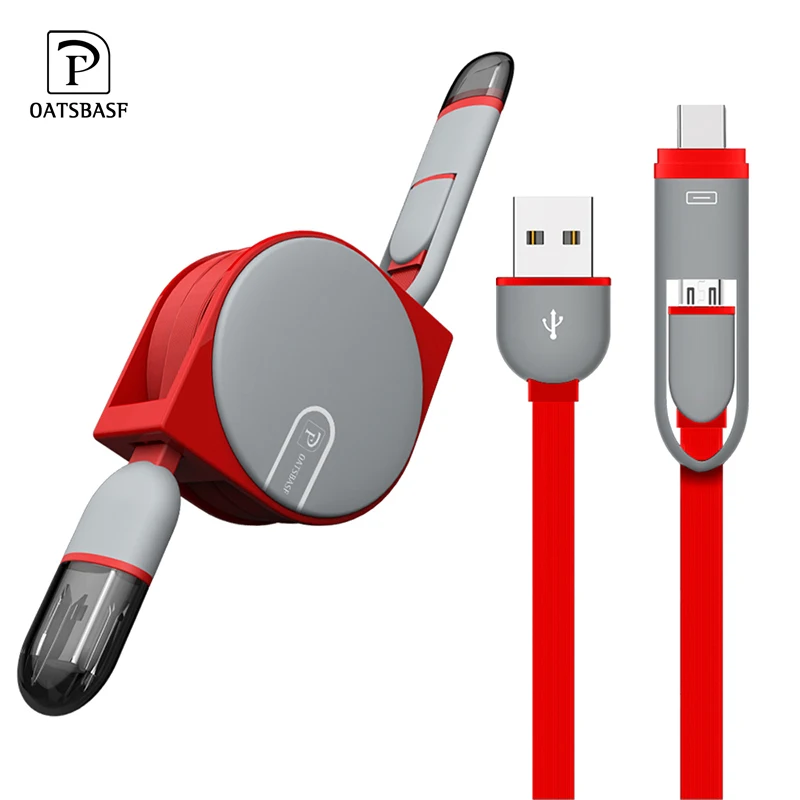 Micro USB кабель для samsung 2 в 1 1 м usb type C кабель для быстрой зарядки данных USB C кабель для Xiaomi 4C Nexus 5X6 P Android телефон