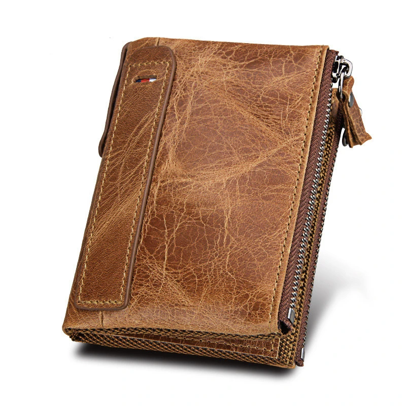 100% Genuine Leather Men Wallet Small Zipper Pocket Men Wallets Portomonee Male Short Coin Purse Brand Perse Carteira For Rfid 100% Genuine Leather Men Wallet Small Zipper Pocket Men Wallets Portomonee Male Short Coin Purse Brand Perse Carteira For Rfid