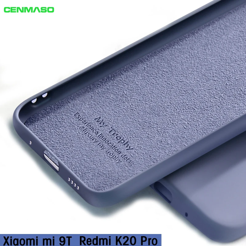 

For Redmi K20 Case For Redmi K20 Pro Ultra Thin Liquid Soft Silicone Back Cover Case For XIAOMI MI 9T Mi9t Shockproof Full Cases
