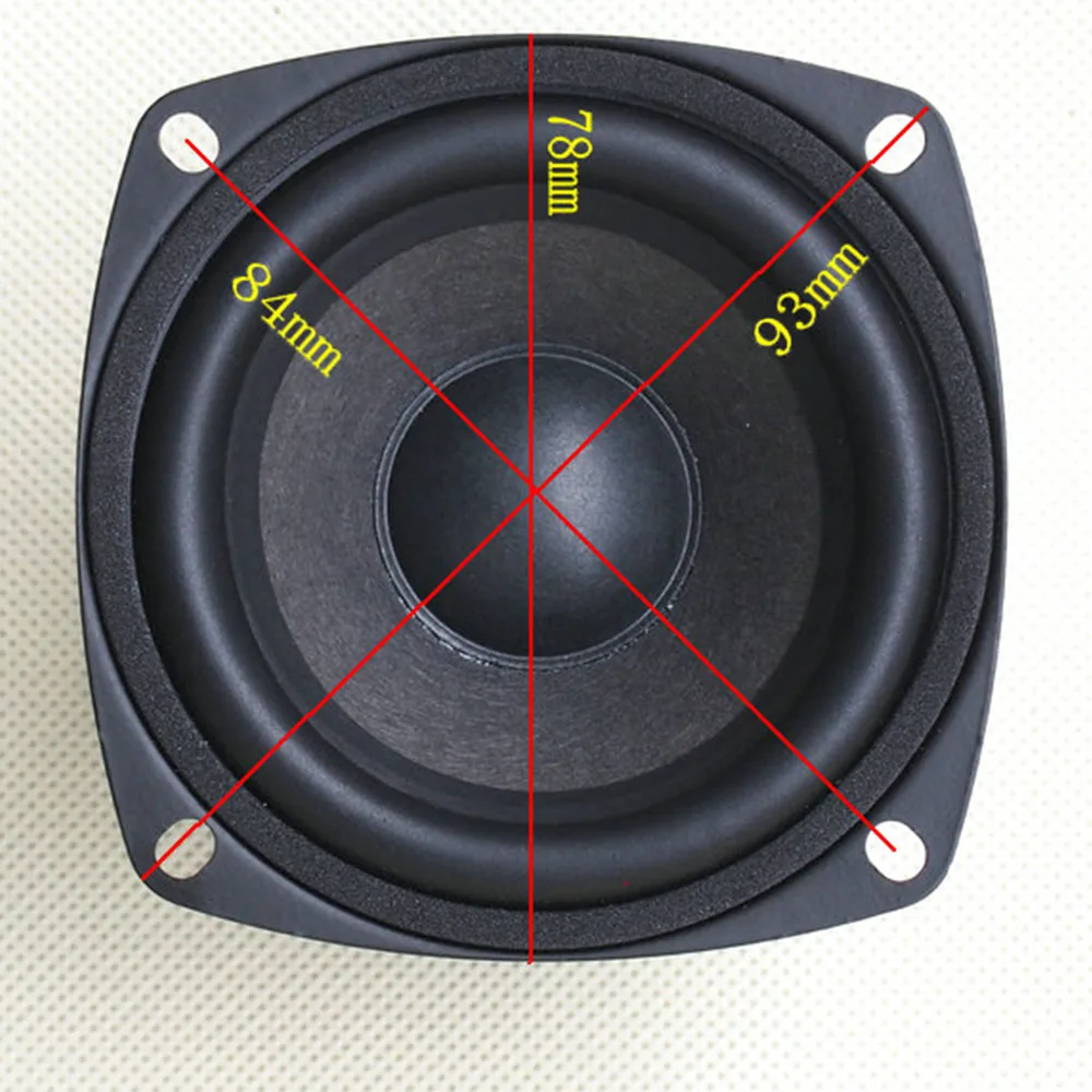 Комплект из 2 предметов Hi Fi в студенческом DIY Мини аудио hi fi 3 дюймов 0