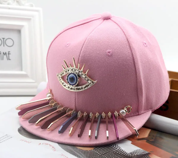 2018 Punk gran ojo Snapback hip hop Gorra de los niños de Gorra de béisbol niños niñas Negro Gorra de Baseball sombreros 50 a 54 cm 2018 Punk gran ojo Snapback hip hop Gorra de los niños de Gorra de béisbol niños niñas Negro Gorra de Baseball sombreros 50 a 54 cm