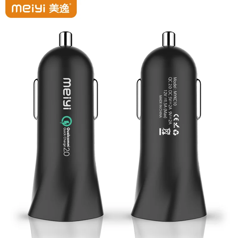 MEIYI سريعة تهمة 2.0 USB شاحن سيارة QC2.0 5 فولت 9 فولت 12 فولت شحن مهايئ شاحن ل فون X XS سامسونج xiaomi ipad tablet