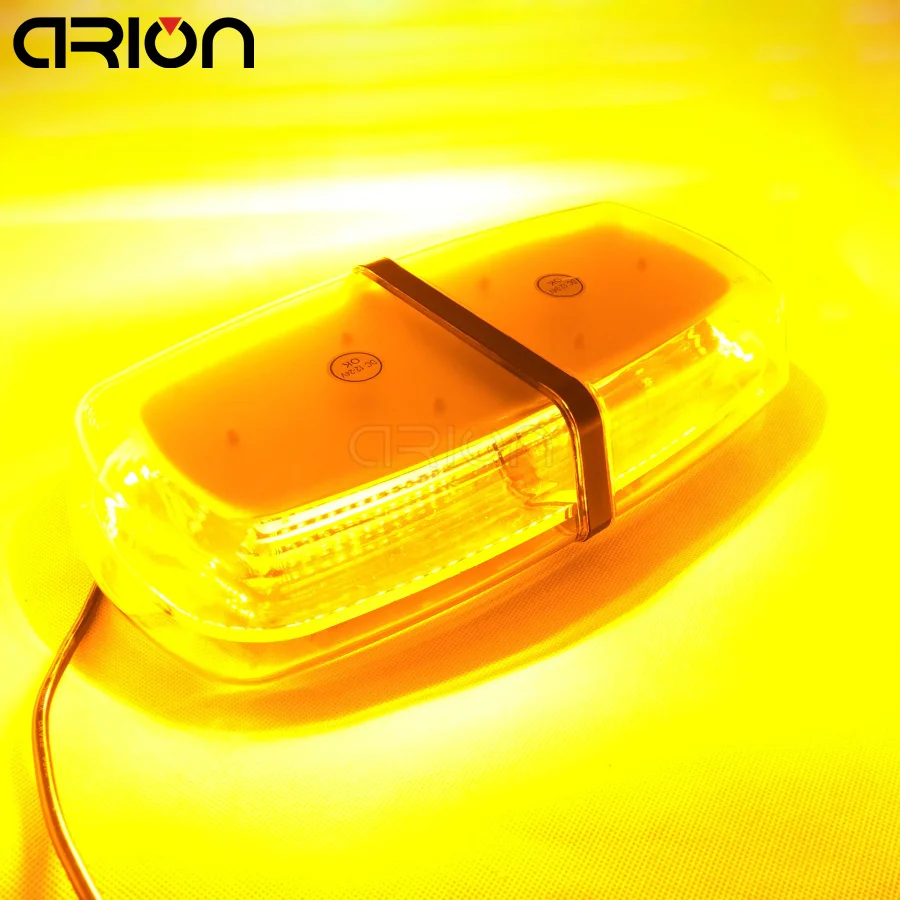 

CRION Newest 72 LED 5730 SMD Car Roof Flashing Strobe Emergency Light DC 12V 24V LED Truck Police Fireman Warning Lights Amber