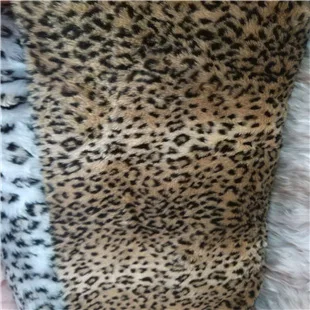 

Jacquard plush imitation leopard animal print faux fur fabric green fur artificial plush