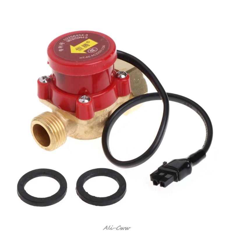 

220V 60-90W Male Thread G1/2 Connector Circulation Pump Water Flow Sensor Switch