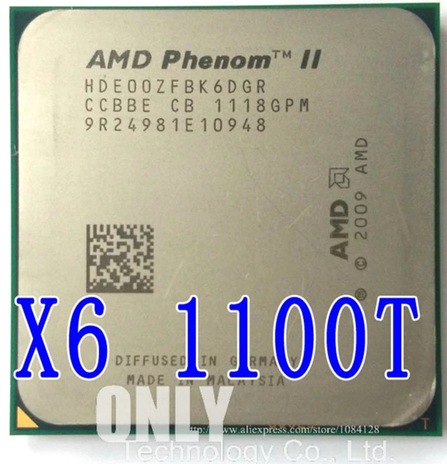 Процессор AMD Phenom II X6 1100T cpu/Black Edition/HDE00ZFBK6DGR/E0/разблокированный