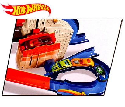 Hot Wheels круговая дорожка Игрушка Дети электрические игрушки квадратный город миниатюрный автомобиль Модель Классические антикварные автомобили Hotwheels