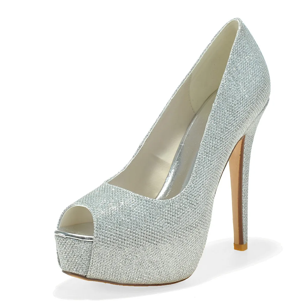 Ladies platform high heel font b dress b font font b shoes b font gold font