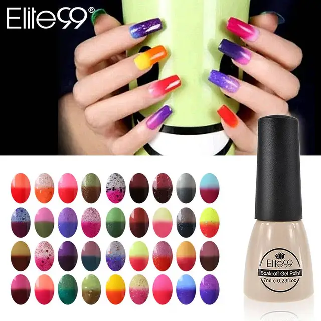 lol surprise color change nail art
