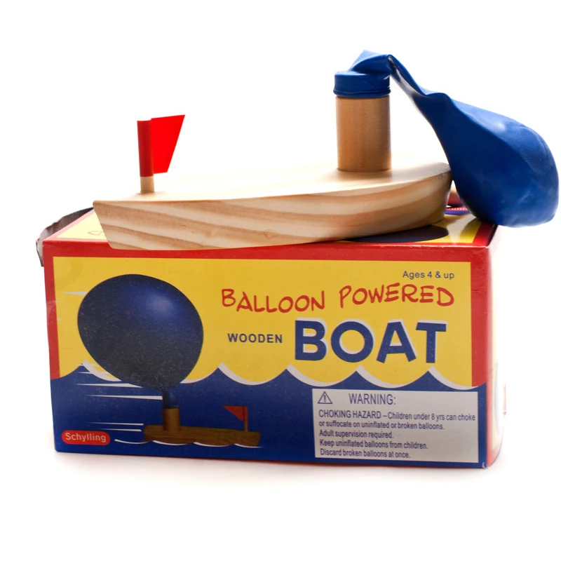 Детская Ванна Игрушечный воздушный шар мощная лодка игрушки в ванной классические игрушки смешная деревянная игра игрушки для ванной подарок