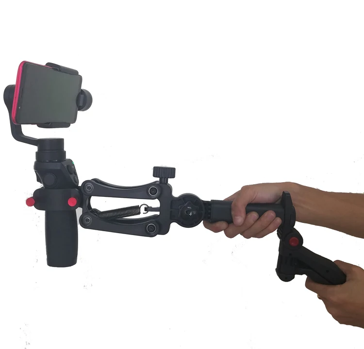 ZHIYUN Smooth 4 двойная ручка пружинная ручка смартфон карданный держатель для DJI osmo Mobile 2 MOZA Mini Mi OSMO Feiyu Vimble 2