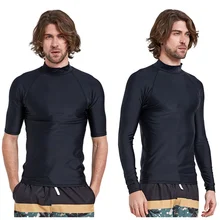 Мужские летние топы с длинным рукавом для серфинга и подводного плавания, мужские пляжные футболки с УФ защитой от солнца