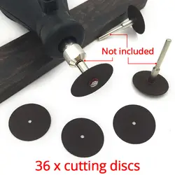 36 шт отрезной диск пильный диск шлифовальный колесо для инструмент Dremel абразивное шлифование дисковый инструмент резки аксессуары из