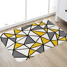 Забавный коврик для кухонной и входной двери, Противоскользящий коврик для ванной комнаты, прихожая, 50x80 см, геометрический дизайн