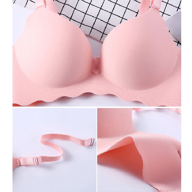 Seamless Bra Women Wire Free Push Up Bras Small Cup Simplicity