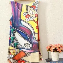 Новое поступление Модные специальные Печатные Танки для женщин летние свободные европейские популярные женские любимые жилет Топ распродажа