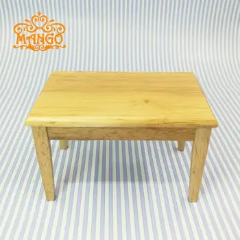 

Mini Dollhouse Mini Restaurant Furniture Model Toy Wood Color Square Table Single Item