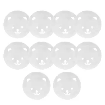 

DUDUXIONG 10pcs Bear EU Power Socket Electrical Outlet Baby Safety Protection from Children Anti Electric Shock Plugs Protector