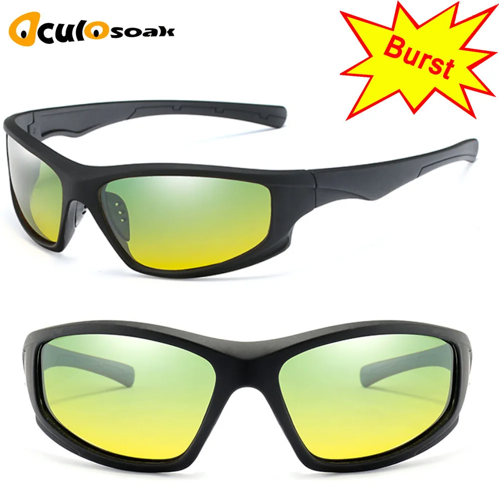 Unisex polarized sunglasses Men Driving Day Night Glasses Male Anti-glare UV400 Eyewear Women Driver Glasses gafas oculos de sol