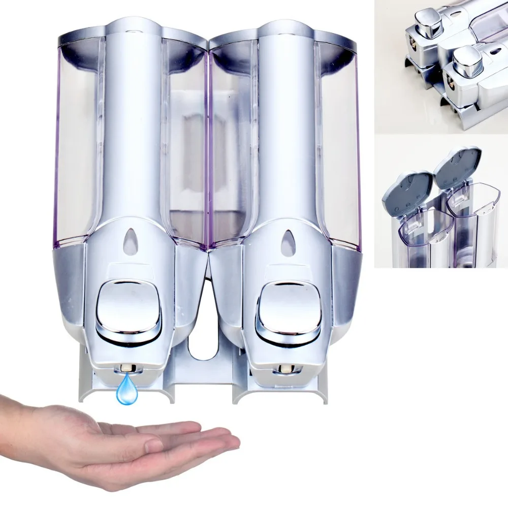 White Hand Liquid Soap Dispenser Kitchen/Bathroom/Washroom Wall Mounted