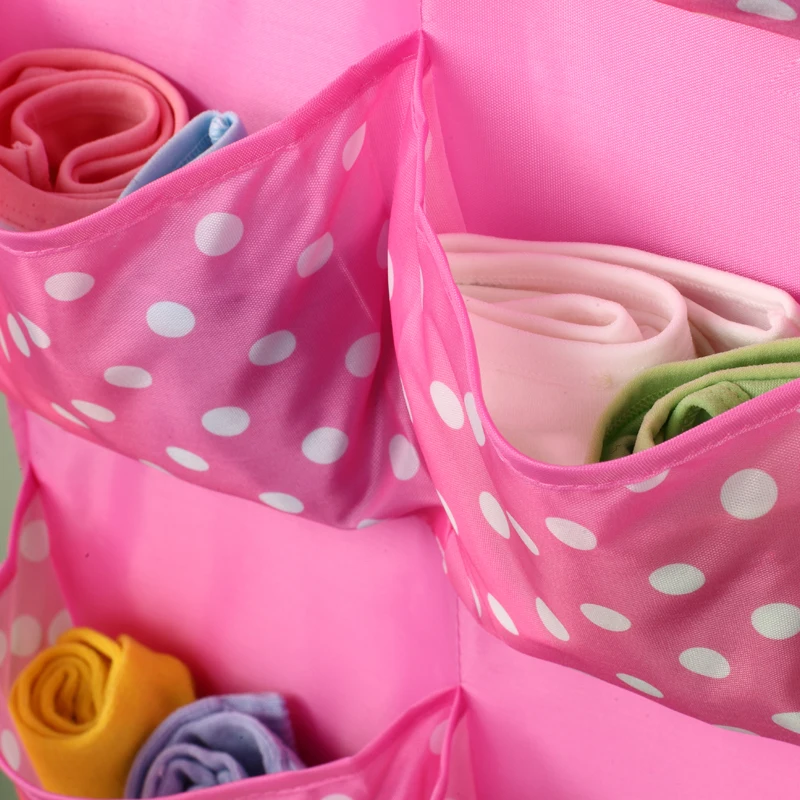 5 colour oxford Fabric Wall Wardrobe Hanging Storage Bag For Organizer Sundry Storage Pocket For Decoration Bathroom Living Room (13)