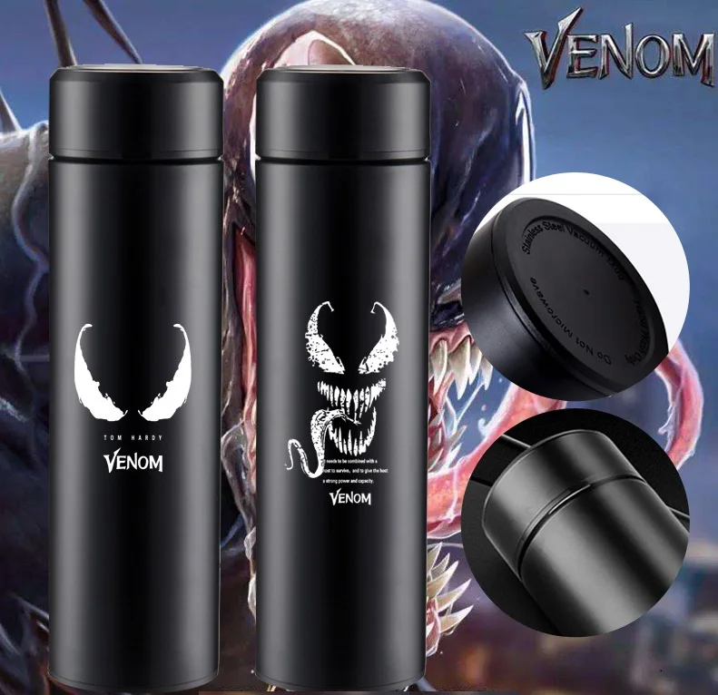 

OUSSIRRO Super Hero Avenger Spider Venom Stainless Steel Thermos Cup Originality Portable Water Bottle