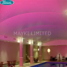 Maykit Secure DIY бар отеля Дизайн 45 Вт RGB Led волоконно-оптический источник света звездное небо освещение двигатель 28key удаленного контроллер