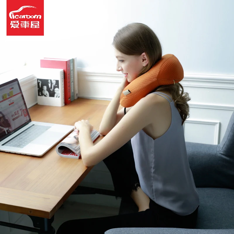 

U-shaped Memory Foam headrest Car Neck Pillow Adjustable Head Restraint Auto Headrest Travel Pillow Neck Support Holder Seat
