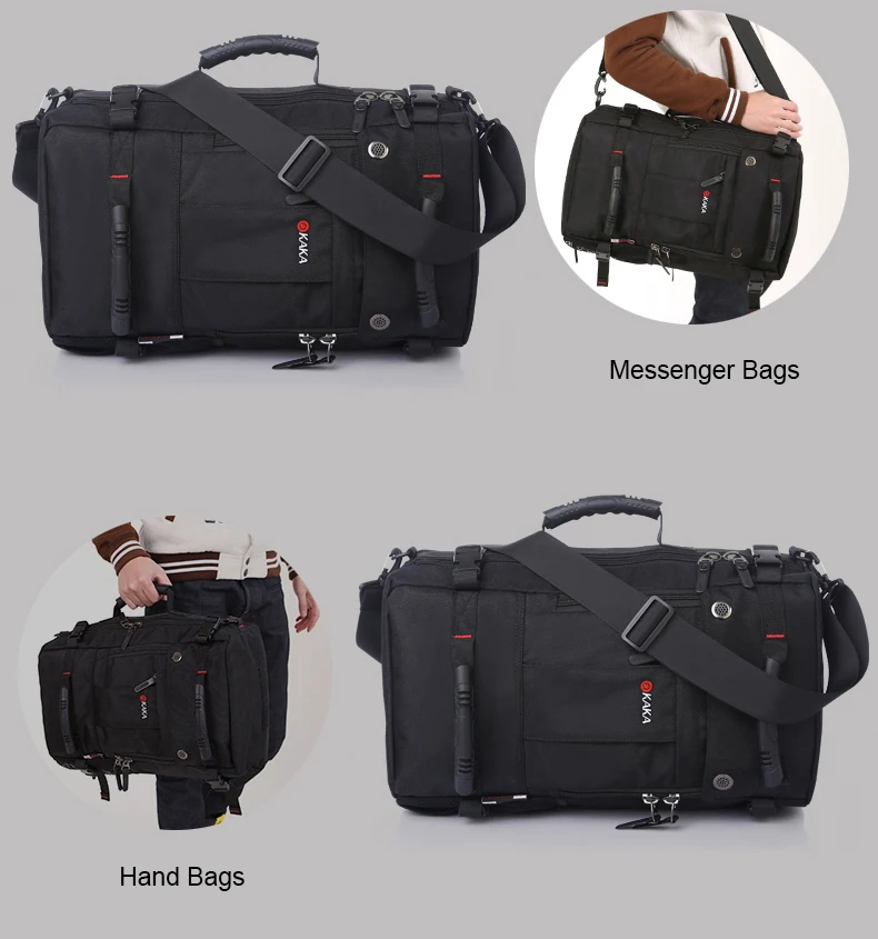 KAKA, мужской рюкзак, дорожная сумка, 40л, большой объем, полиэстер, водонепроницаемый, рюкзаки для женщин, высокое качество, на плечо, для багажа, сумки, рюкзак