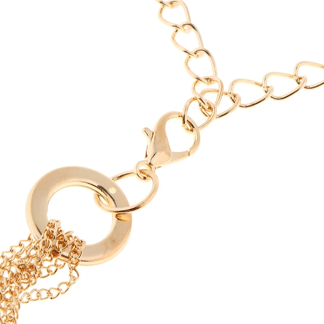 Metal Designer Luxury Waistband Gold Rings Chain Stretchy Strap Waist Women's Belt
