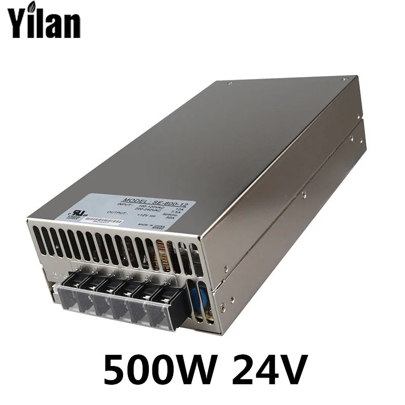 

500W 24V 20A 220V INPUT Single Output Switching power supply for LED Strip light AC to DC