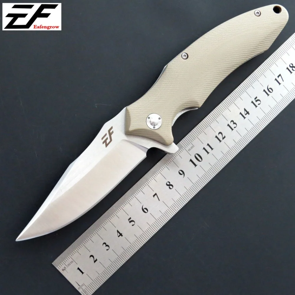 Дешево Высокое качество EF339 карманный нож D2 стальное лезвие G10 ручка Открытый Отдых охотничий выживания на открытом воздухе EDC инструмент нож