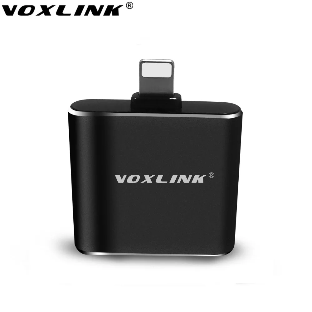 Voxlink 2 в 1 8 pin для Dual 8pin адаптер Mini AUX аудио + Зарядное устройство MIC Объем Управление
